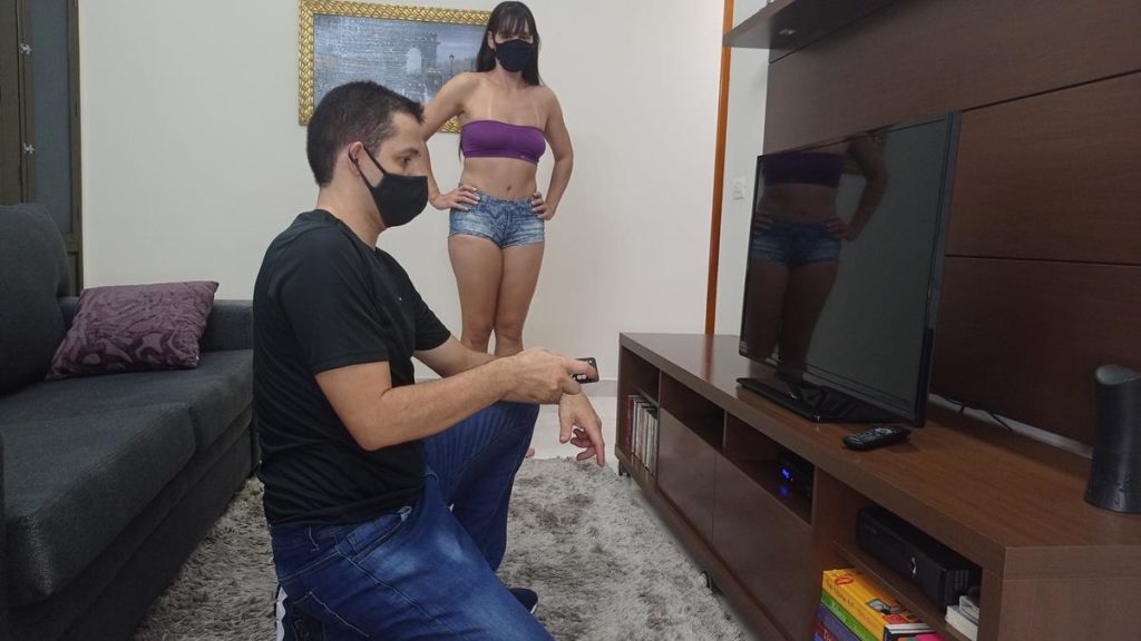 Casada provocando os macho